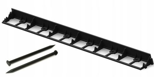 Einfassungen für den Garten - Kunststoff-Garteneinfassung Robkat 2400 cm x 4,5 cm schwarz