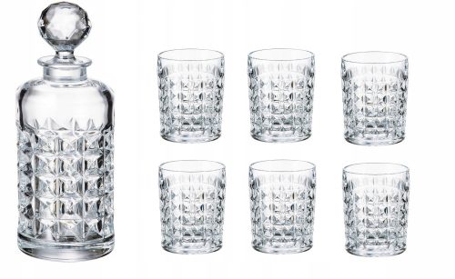 Krüge, Karaffen und Milchkännchen Bohemia-Diamantset 0,7 l