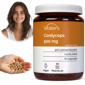   Vitaler's Cordyceps Kapseln 500 mg - Natürliche Unterstützung für Energie und Gesundheit