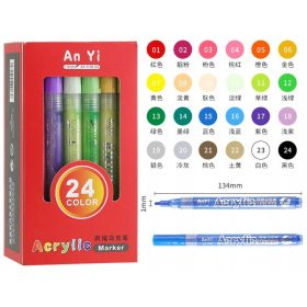  Marker, Marker, Marker, Acrylmarker, 12 Farben