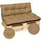  Auflagen für Palettenmöbel Bank 120x80+120x38 beige
