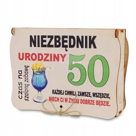    Notwendige Box für ein Geschenk zum 50. Geburtstag. Galerie 7 Elemente