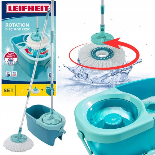 Leifheit Eimer und Rotationsmopp Rotationsmopp Leifheit Ergo Set 35 cm
