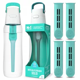  Dafi Tritan-Filterflasche 0,7 l, türkisfarbener Filter
