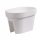  Prosperplast Blumentopf 39,6 cm x 26,6 x 25 cm Durchmesser 39,5 cm Kunststoff weiß