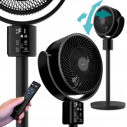 Ventilatoren für Hause EBERG GOX Bodenventilator schwarz