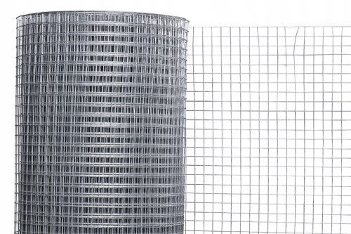 Schattiernetz für Zaun - Geschweißtes Brutnetz Drei 1m x 25m 0,8mm 13x13 Verzinkt