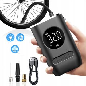    Tragbarer Luftkompressor mit elektrischer Pumpe, 150 psi, Schwarz