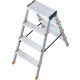 Krause Leiter 2,4 m Aluminium 1 x 4 bis 150 kg