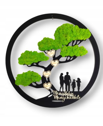  Bild Lebensbaum Moos Moos FAMILIE 30cm!6mm