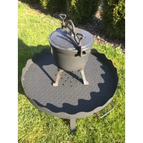  Massiver Kaminsockel für Kesselkamin 75