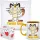  PIKACHU-BECHER + KISSEN + GESCHENKSET MIT BELIEBIGEM NAMEN