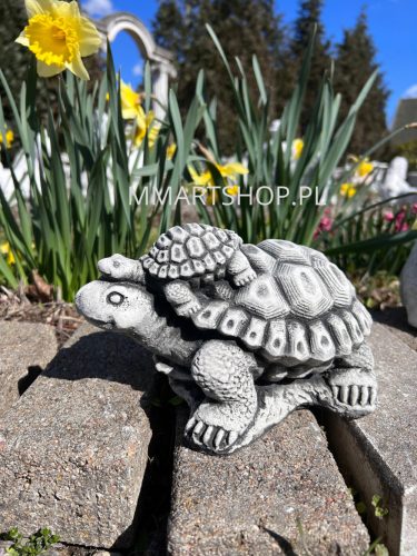  Gartenfigur Schildkröten Familie Gartendekoration