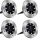  LED-Solarlampe, schwarz, 13 cm, 1 Stk.