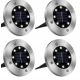  LED-Solarlampe, schwarz, 13 cm, 1 Stk.
