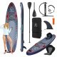  TSUNAMI SUP-BOARD ZUM SCHWIMMEN, AUFBLASBARES STAND-UP-PADDEL-ZUBEHÖR 350 cm