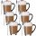 Gläser und Tassen Glasmark Kaffee- und Teegläser 300 ml 6-tlg.