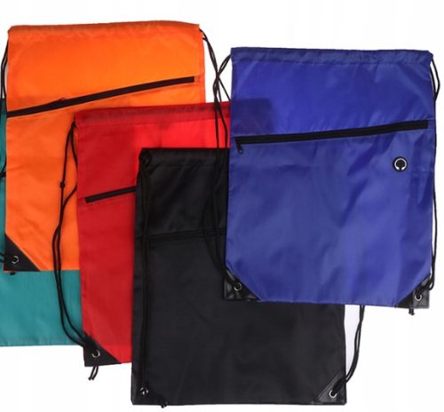  TASCHE MIT SCHNUREN ORANGE UND SCHWARZ 2 STK