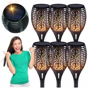  Solar-Einbaulampen Zolta 53 cm, 6 Stk