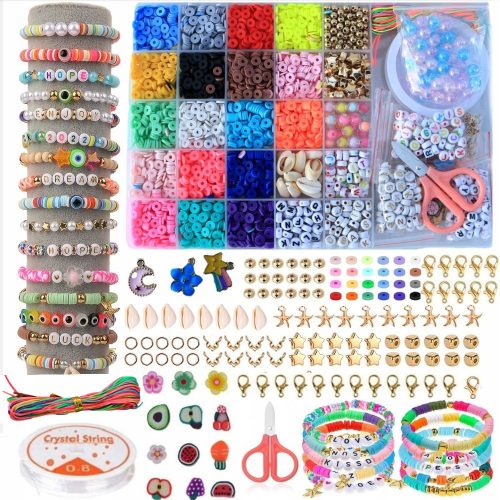  PERLEN ZUR HERSTELLUNG VON ARMBÄNDERN, GROSSES SET