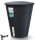  Regenwassertank 210 l 86 x 75 cm schwarz