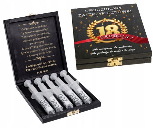  Spardose als Geschenk zum 18. Geburtstag