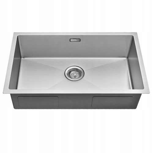 Auralum Einzelbeckenspüle Küchenspüle, Edelstahl, Inox-Stahl