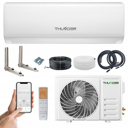 Wandklimagerät 3,5 kW WiFi A++ Thunder-Set