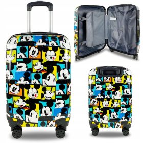    Kinderkoffer Mickey Mouse Eplusm 45 l Mehrfarbig + Klappbox, Box 60 cm x 40 cm x 40 cm 650 g/m² 1 Stk.