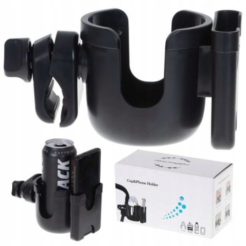  BECHER- UND TELEFONFLASCHENHALTER FÜR 2-IN-1-KINDERWAGEN