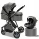  KINDERWAGEN 3in1, KINDERWAGENSITZ, GONDEL, LEICHT, MULTIFUNKTIONAL, KOSTENLOS