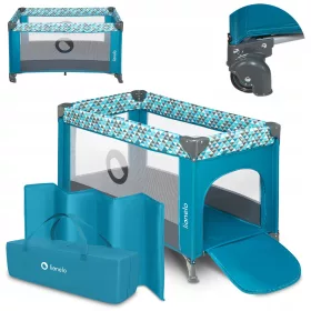  Reisebett Lionelo 65 x 125 cm, Blautöne