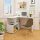  Woltu Desk Eckschreibtisch 120 x 74 x 71,5 cm Buche hell