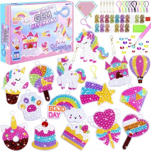  Diamant-Stickerei für Kinder, Mosaik-Diamant-Set, kreatives Zubehör