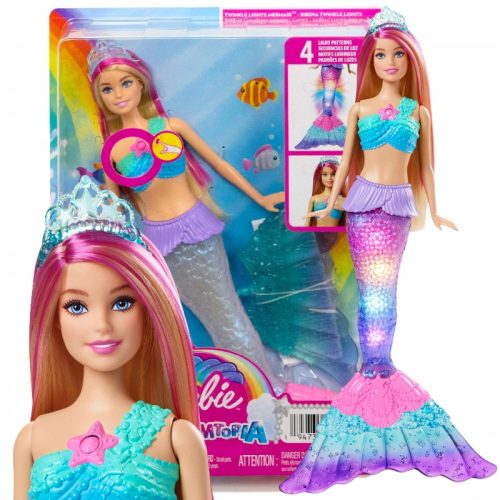  Barbie Malibu Meerjungfrau Puppe Funkelnde Lichter HDJ36