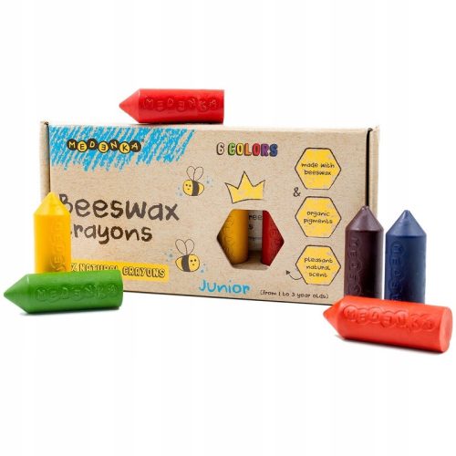  MEDENKA 100 % natürliche Bienenwachsmalstifte 1+