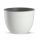  Kadax Blumentopf 34,5 cm x 34,5 cm, weißer und grauer Kunststoff