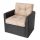  Hobbygarden Kissen 50 x 50 x 10 beige