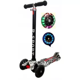  H2 Black Balance Scooter R-Sport Leuchtend