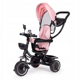  Ecotoys 1073 Dreirad Fahrrad Schwarz, Pink