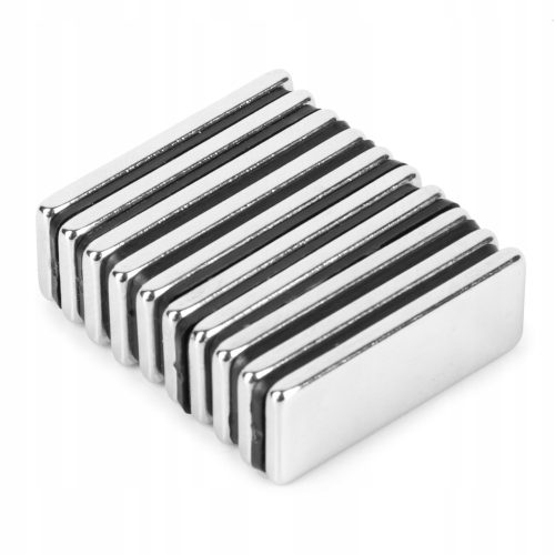 25x10x2 STARKE NEODYM-MAGNET-MAGNETE 10 Stk.