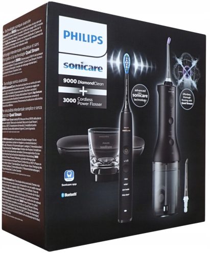  Philips Sonicare DiamondClean 9000 HX3866/43 Set, Zahnbürste + Munddusche