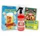  Geburtstagsset FEUERLÖSCHER WÜNSCHE GEL, Ein Geschenk zum 40. Geburtstag eines Mannes