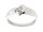  RING AUS WEISSGOLD 585 mit DIAMANT 0,08 ct