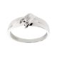  RING AUS WEISSGOLD 585 mit DIAMANT 0,08 ct