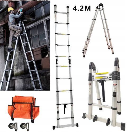 Leiter 1,7 m Aluminium 6 bis 150 kg