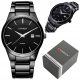  Curren Herrenuhr Bard, klassische Datumsanzeige aus Stahl + BOX + GRAVUR