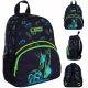  AstraBag Kindergartenrucksack mit einem Fach für Jungen, schwarz, mehrfarbig