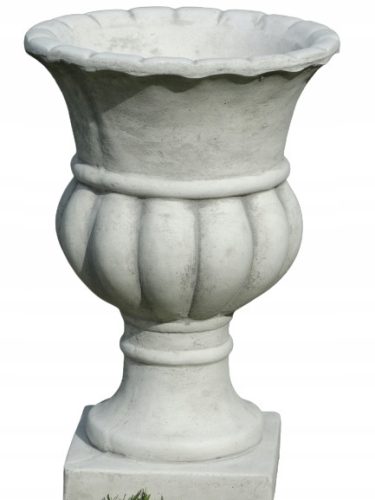  Runder Blumentopf aus Betonfigur für den Garten