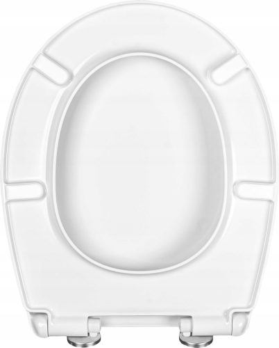 Toilettensitze Hamberger President Toilettensitz, weißes Polypropylen